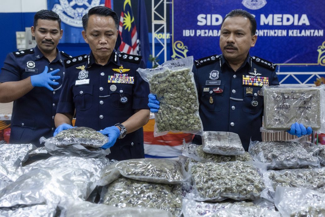 全国：（已签发)警方逮捕一对夫妇，起获310万令吉大麻