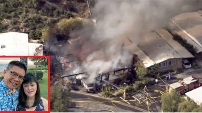 华裔女名医大火中烧死 前夫涉纵火被逮捕