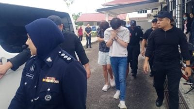 高薪诱桃色网骗〡3男古来面控  不认持械伤人与拥他人证件罪