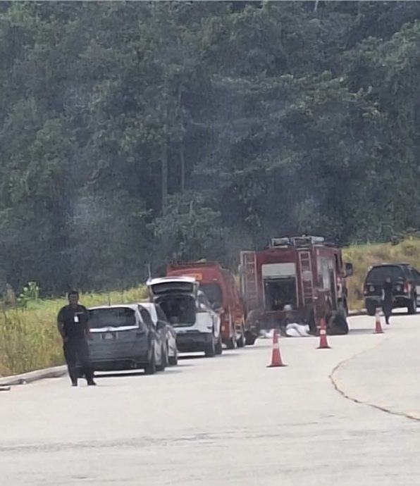 双溪龙镇花果山传有尸体 警方现场调查中 