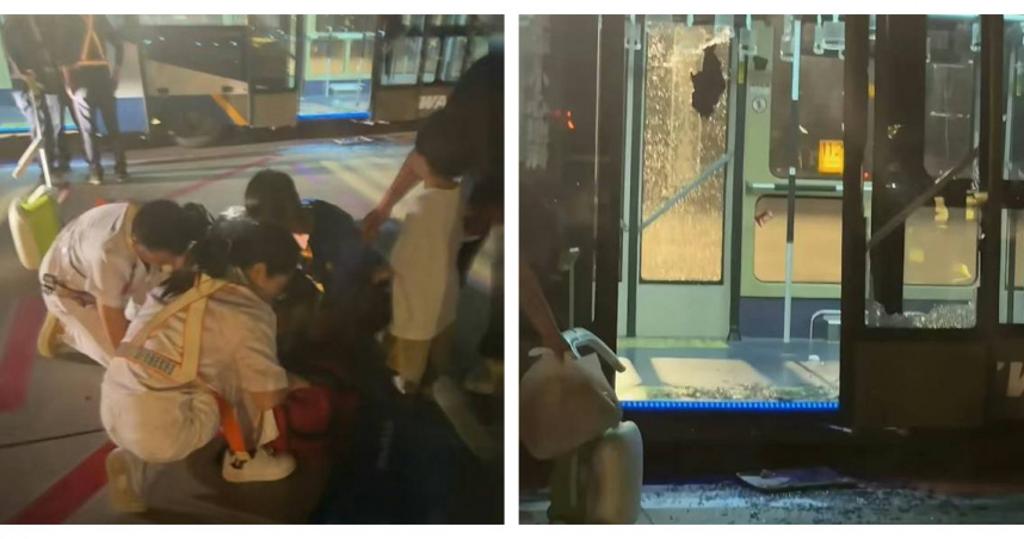 司机拔钥匙走人“百人闷困接驳车”!女乘客昏厥 西宁机场爆砸窗脱困惊魂