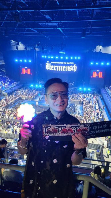 和老婆一起追星 陶大宇来马朝圣GD