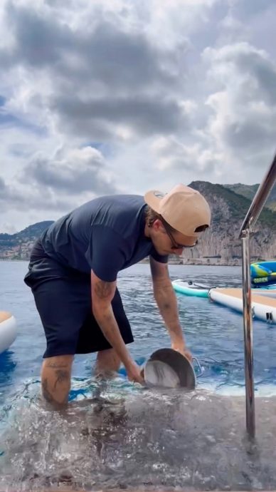 大卫柏甘长子用海水煮面网民直言“有够恶心”