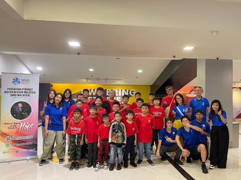 大都会-中学生电影票义卖 为渐冻症筹1.6万令吉/3图