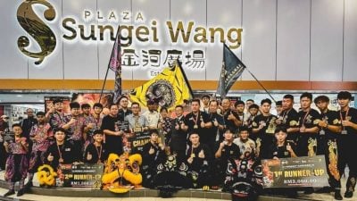 金河广场全国传统舞狮赛  首次校园新秀同台竞技