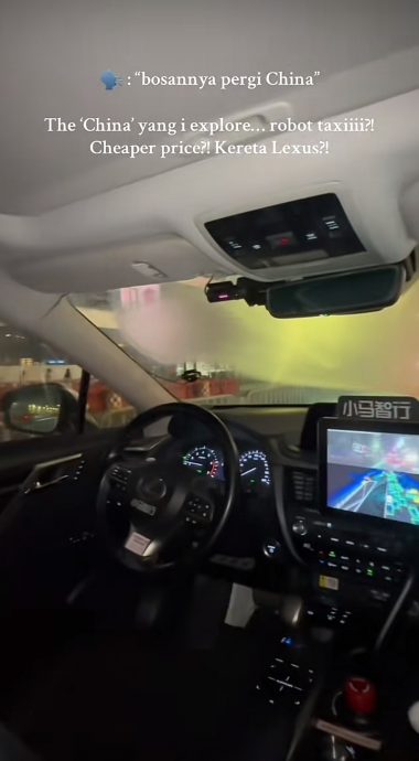 大马女子访华赞好 搭乘无人驾驶德士感惊艳