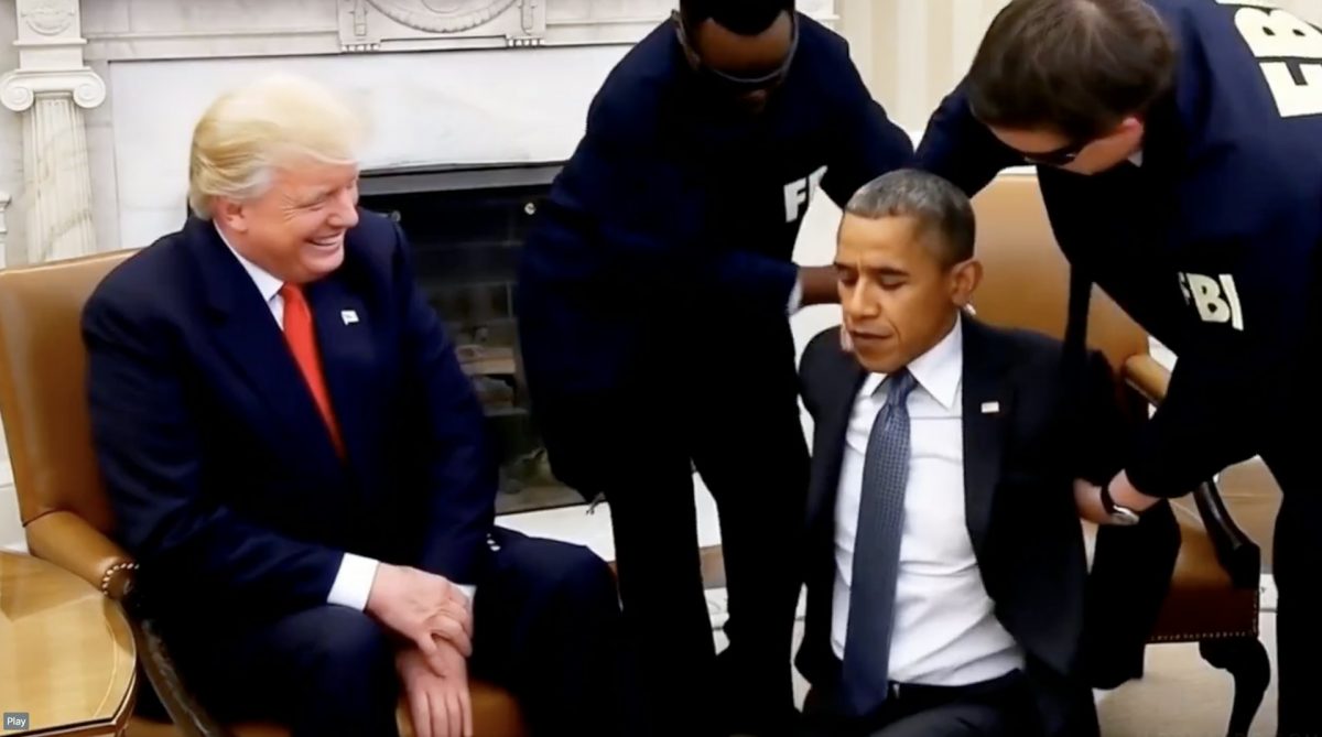 奥巴马被指密谋推翻2016大选 特朗普发AI影片逮捕他归案