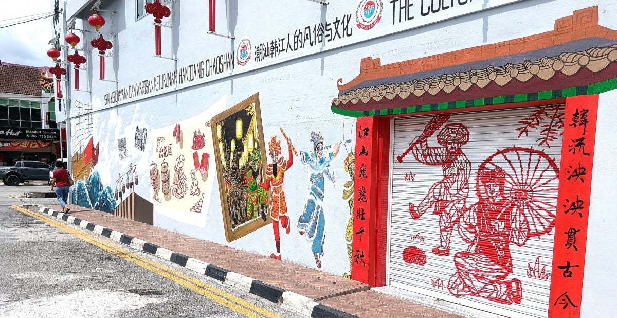 宣扬潮汕文化民俗 美罗韩江公会壁画完成