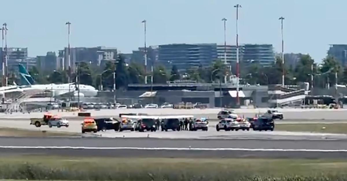 小型飞机传遭劫持 加拿大机场地面航班停飞