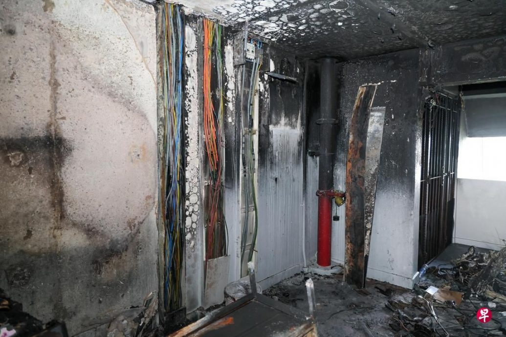 已签发 全国：大巴窑大火|干式消防立管故障  狮城消防员拉水管爬10楼灭火