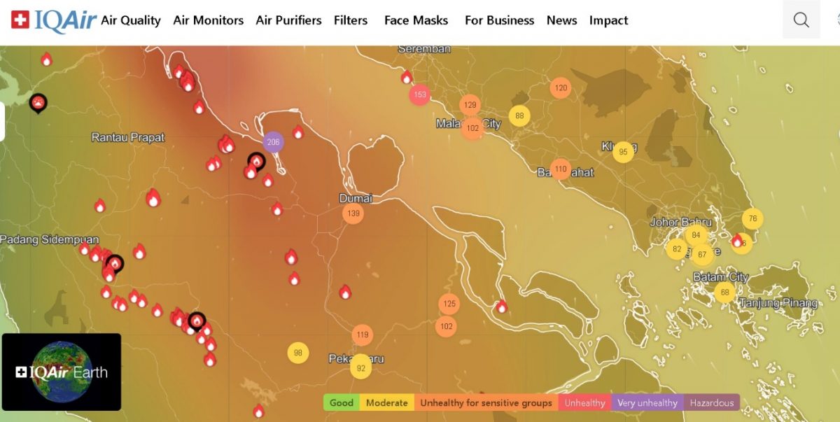 已签发 全国：跨境雾霾虽未临柔佛 新山遥望狮城能见度下降