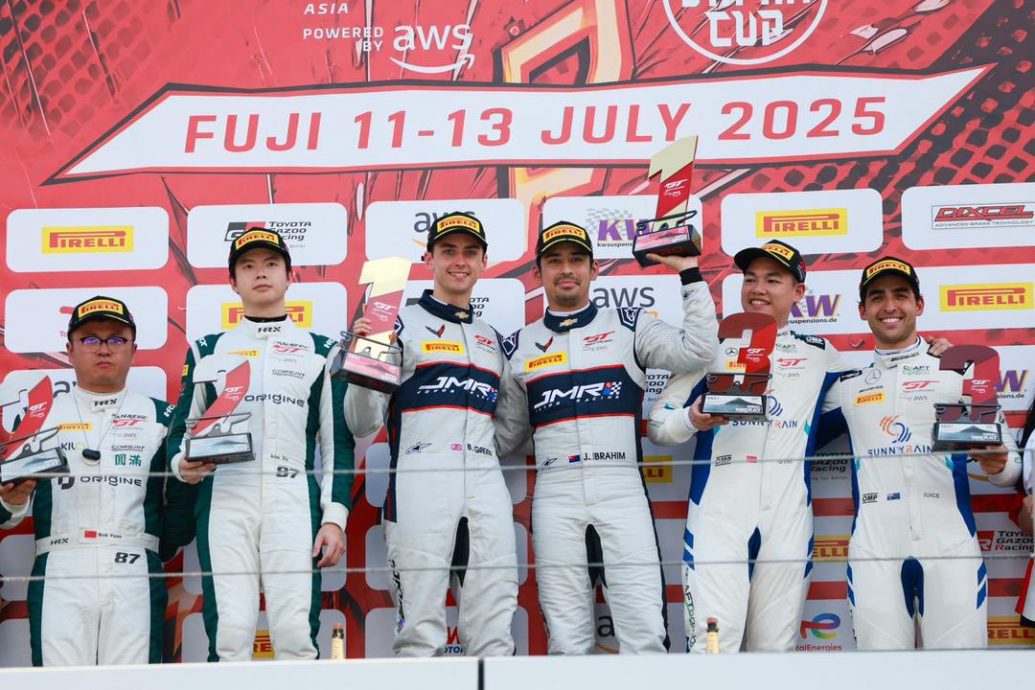 已签发 全国：首相恭贺柔五王子，GT世界挑战赛亚洲杯夺冠