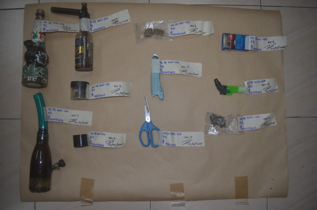 已签发 柔:快递邮寄毒品遭拦截,柔关税局充公逾2万令吉毒品