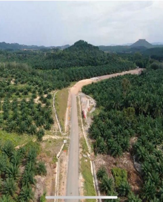 已签发 柔:版头之一:陈宗:从甘榜沙瓦峇鲁到丁能道路工程超前3%,料今年竣工
