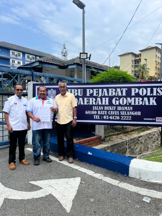 已签发/前公正党区部主席报警促查·“Chegu Bard”集会中的无礼举动