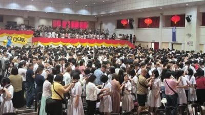 古来宽中成年礼有彩蛋  印裔家长华语致词