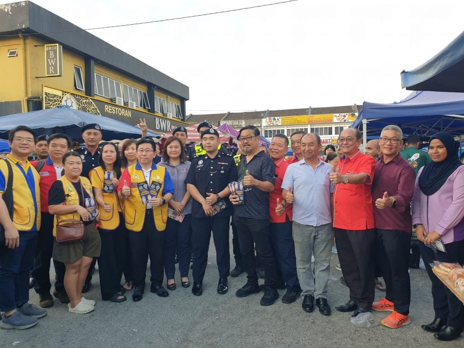 **已签发**柔：柔佛再也警局与社团推醒觉活动 宣导盗窃案防范