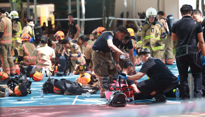 *已签发*柔：狮城二三事：大巴窑大火|疑烘干机起火 一家5口家当全毁