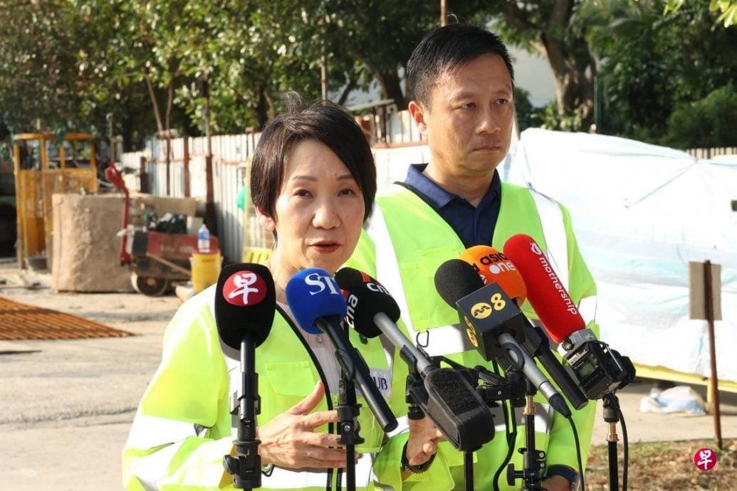 *已签发*柔：狮城二三事：狮城路陷|狮城部长就路陷事件致歉  道路预计多关闭数天