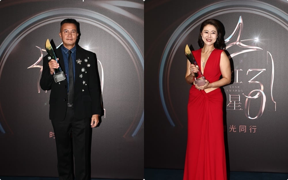 *已签发*柔:狮城二三事:红星大奖 |“夫妻档”宣萱李铭顺 红星大奖凭同部剧称王封后