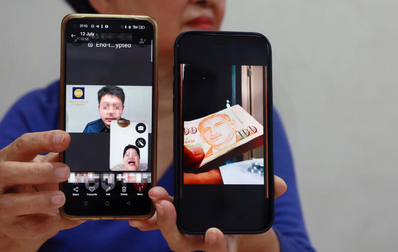 *已签发*柔：狮城二三事：说暗号交钱给“官员” 狮城老妇被骗逾5万令吉