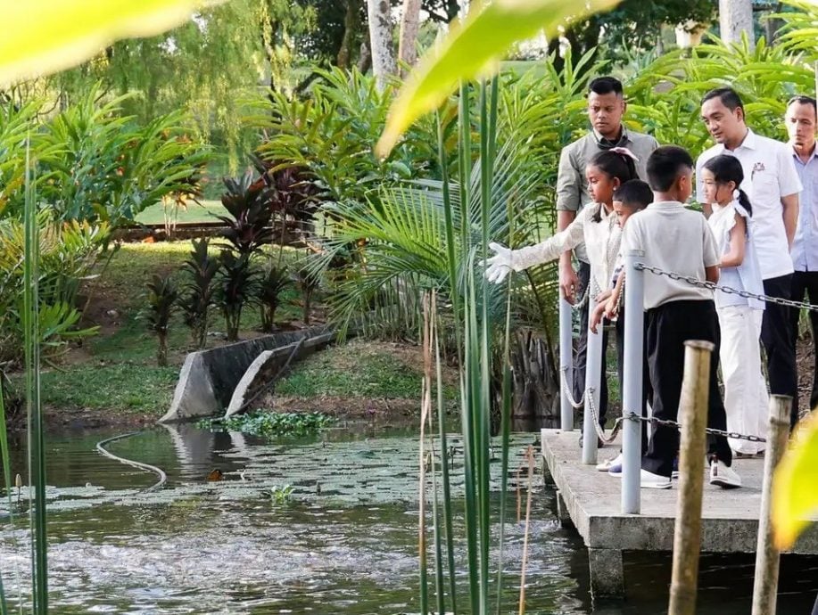 柔摄政王率家人游王家植物园