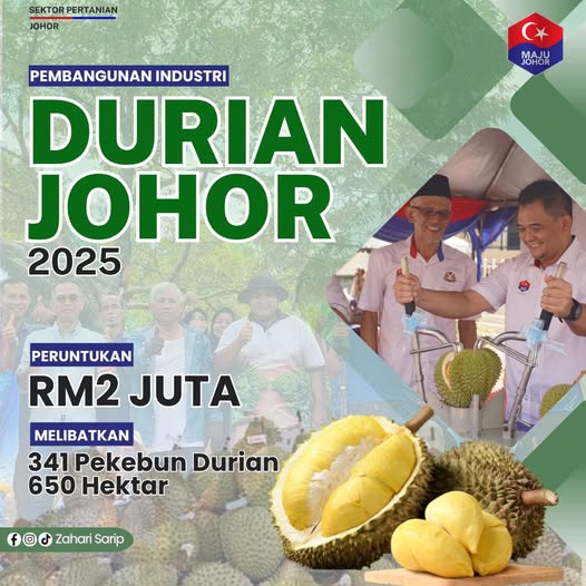 **已签发**柔：至2027年  扎哈里沙礼：柔可实现水果年产量超90万公吨