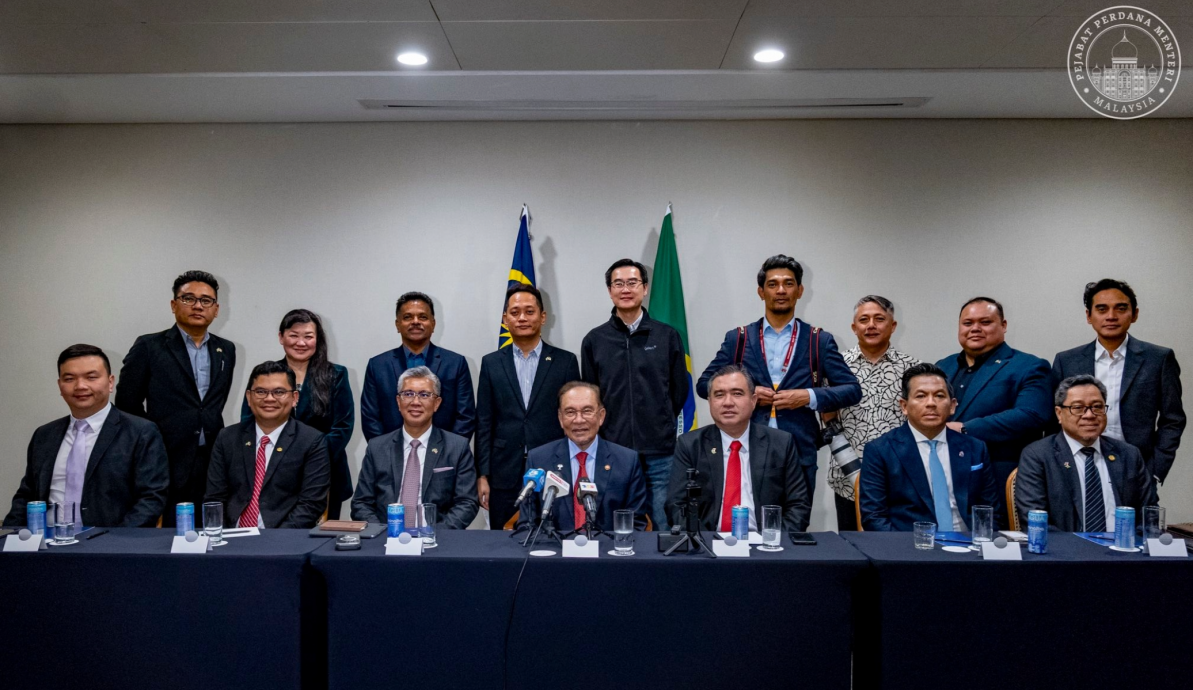 已签/意法巴之行提升大马能见度 安华：访巴西加强金砖关系