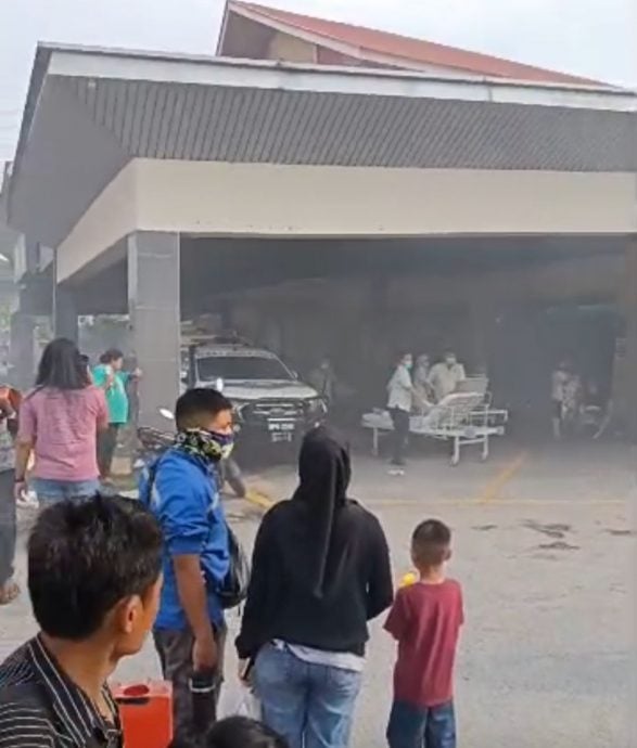 巴生中央医院失火引恐慌 病人被推出病楼无人伤亡