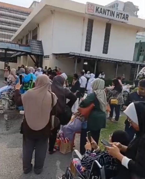 巴生中央医院失火引恐慌 病人被推出病楼无人伤亡