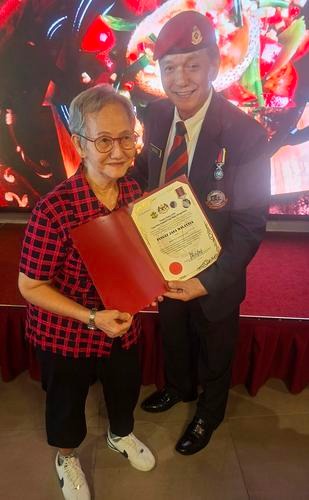 巴生区退伍军人 获颁大马PJM勋章