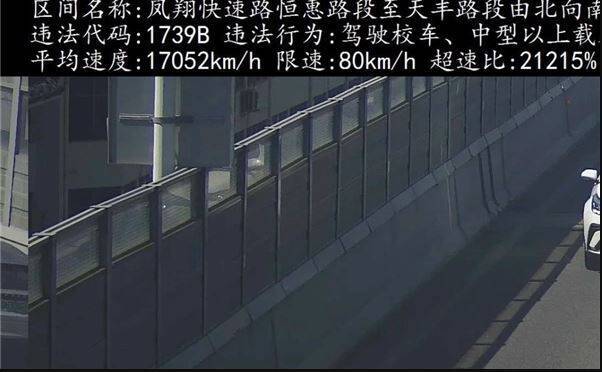 开太空船？中国测速照相机抓超速 惊见时速“17052公里”
