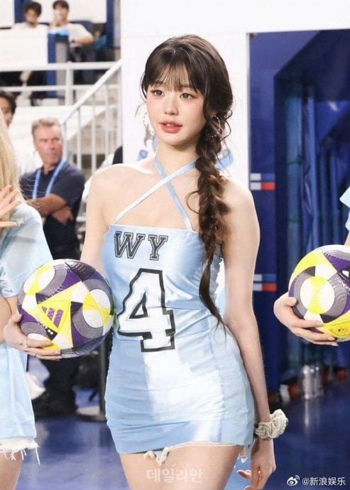 张员瑛开球险露屁股蛋惹议 队友Rei澄清火上加油