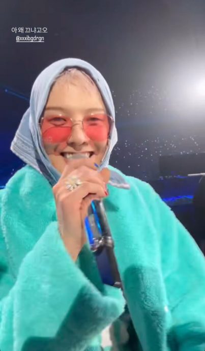 彩排时声音沙哑频喝水 GD显疲态疑生病