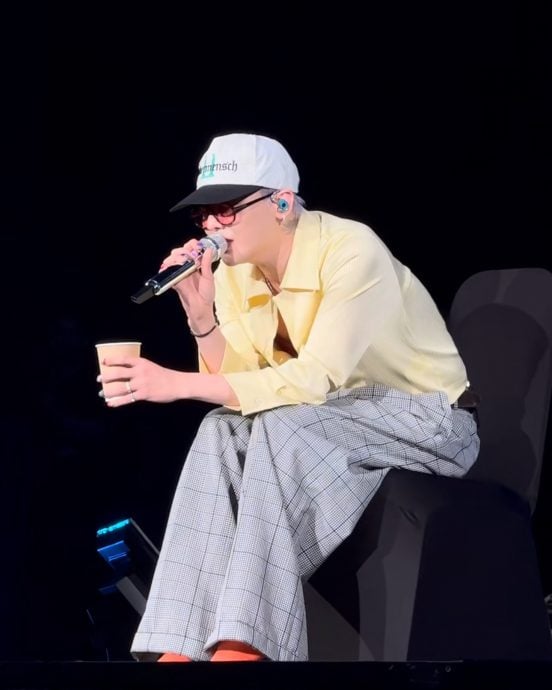 彩排时声音沙哑频喝水 GD显疲态疑生病