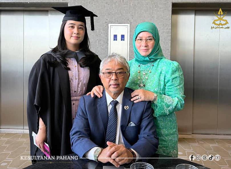 彭亨芝汉公主英大学学业 获一等荣誉学位