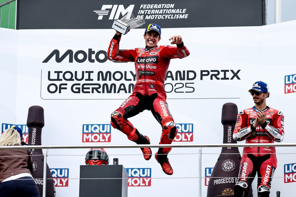 德国站MotoGP|战况激烈多达8人摔车退赛  马克生涯第200战突围夺冠