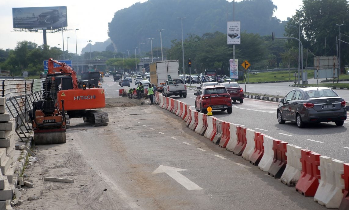 怡5公路夜晚施工 上班上学前收工免塞车