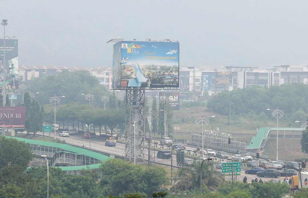 截至下午5时 全国9区空气不健康 蕉赖汝来转差