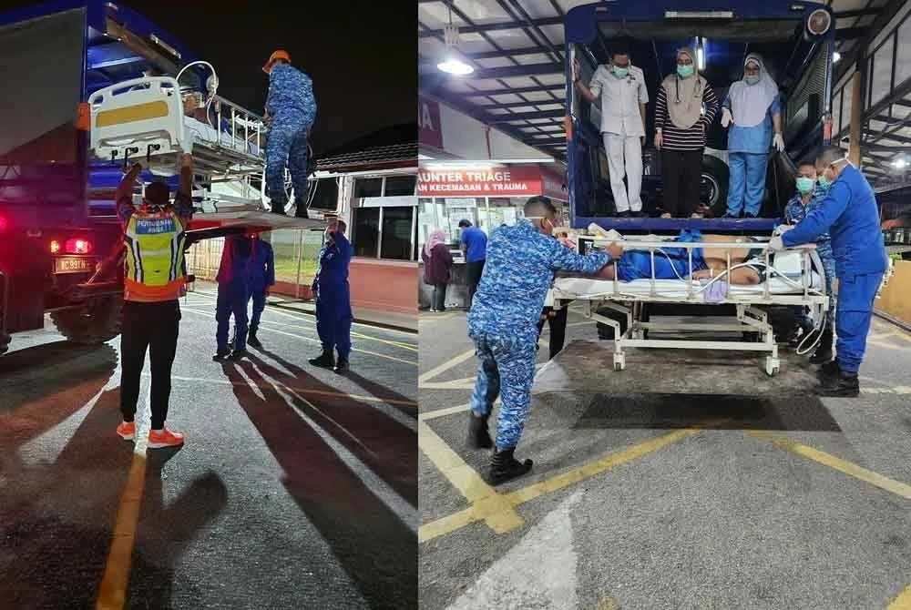 救护车载不动!APM出动货车助160KG男病患转院