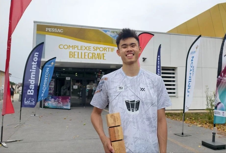 新亚奎丹羽球未来系列赛|连2周杀入男单决赛终如愿  林明宏喜获国际赛首冠