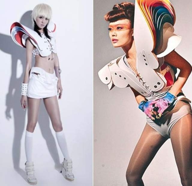 新作造型被指抄袭张韶涵 蔡依林懒理发文感谢骨灰粉