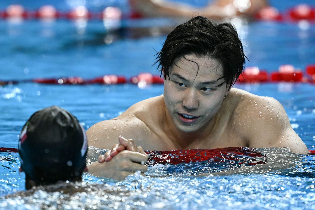 新加坡世界水上运动锦标赛| 为中国泳军贡献首金  覃海洋剑指洛城奥运
