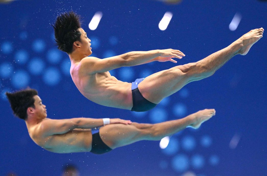 新加坡世界水上运动锦标赛| 全红婵缺席不影响  陈芋汐携掌敏洁捍卫双人金牌