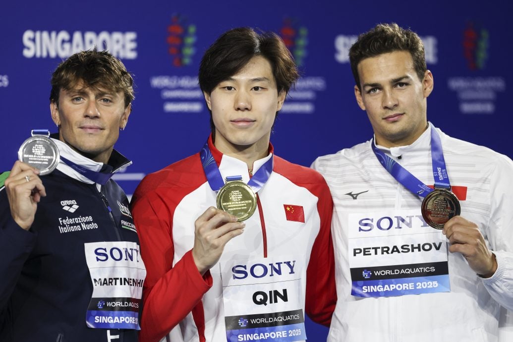 新加坡世界水上运动锦标赛| 全红婵缺席不影响  陈芋汐携掌敏洁捍卫双人金牌