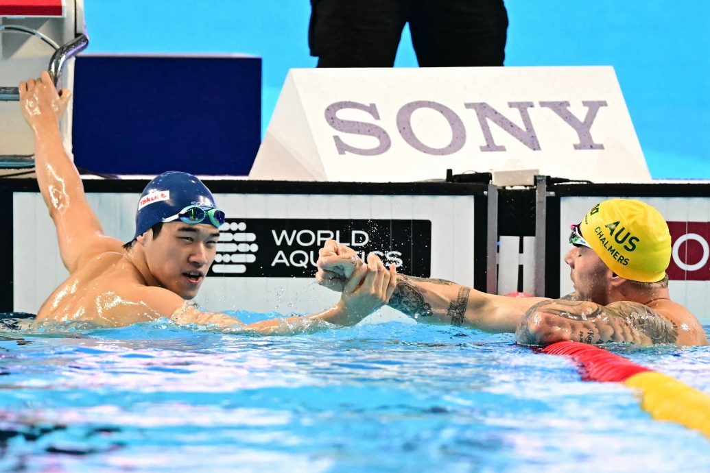 新加坡世界水上运动锦标赛|覃海洋50米蛙泳仅获铜  潘展乐无缘百米自由泳决赛