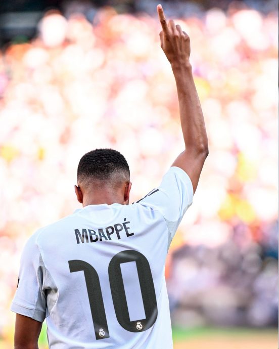 新赛季接过10号衣钵  姆巴佩正式成皇马新领袖