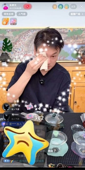替汪小菲带货挨网轰 朱孝天掉泪坦承：希望他赚很多