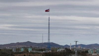 朝鲜人越过军事分界线被韩国拘留