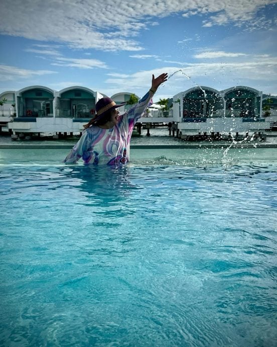 李司棋畅游马六甲 即兴街头表演